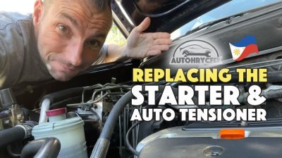 AutoHrycFix Videos Philippines Replacing starter & Auto tensioner Honda CRV 2003